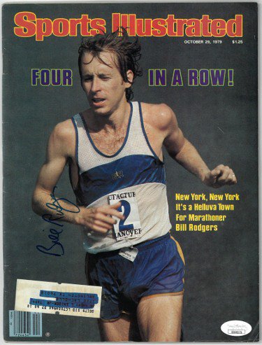 Bill Rodgers Autographed Signed Spots Illustrated Full Magazine 10/29/1979- JSA #EE60275 (New York Marathon) 