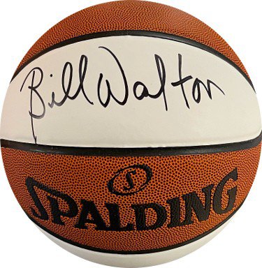 Larry Bird Magic Johnson autographed signed Spalding NBA basketball JSA  Schwartz
