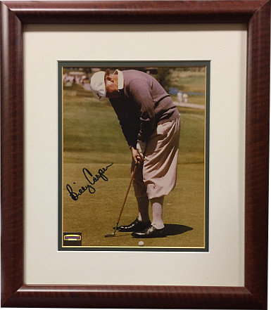Billy Casper Autographed Signed Vintage PGA Golf 8x10 Photo Custom Framing - Mounted Memories Hologram 