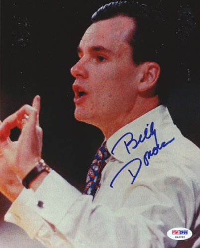 Billy Donovan Autographed 8X10 Photo Florida Gators PSA/DNA