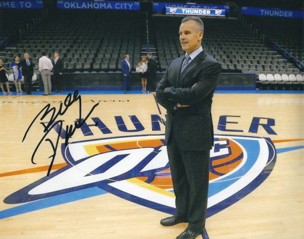 Billy Donovan Autographed Signed 8X10 Oklahoma City Thunder Photo - Autographs