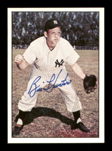 Billy Hunter Autographed 1981 Tcma Card #118 New York Yankees #189287