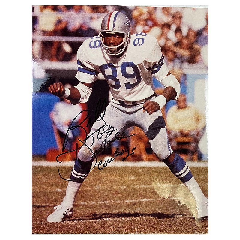 Billy Joe DuPree Signed Dallas Cowboys 8x10 Photo with Cowboys Inscription