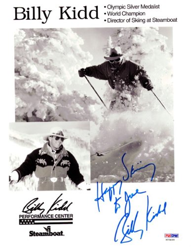 Billy Kidd Autographed Signed 8.5X11 Photo PSA/DNA 