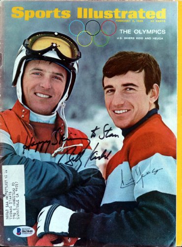 Billy Kidd & Jimmy Huega Autographed Signed Sports Illustrated Magazine Winter Olympics "To Stan" Beckett Beckett 