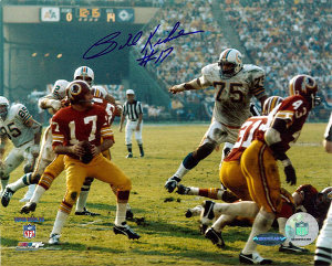 Billy Kilmer signed Washington Redskins 8x10 Photo