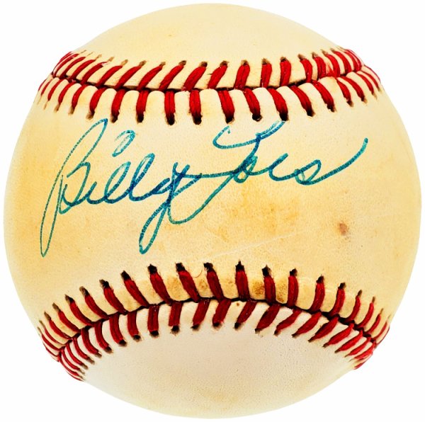 Billy Loes Autographed Signed Official Nl Baseball Brooklyn Dodgers Beckett Beckett 