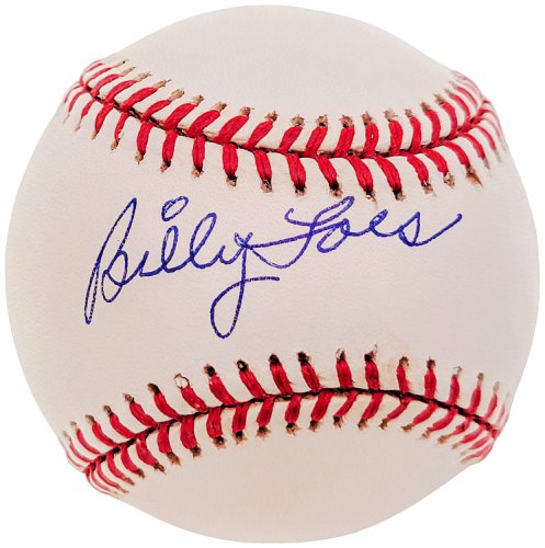 Billy Loes Autographed Signed Official Nl Baseball Brooklyn Dodgers Beckett Beckett 