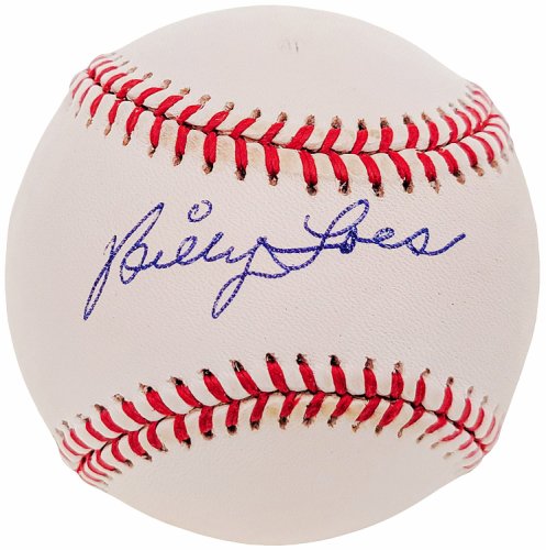 Billy Loes Autographed Signed Official Nl Baseball Brooklyn Dodgers Beckett Beckett 
