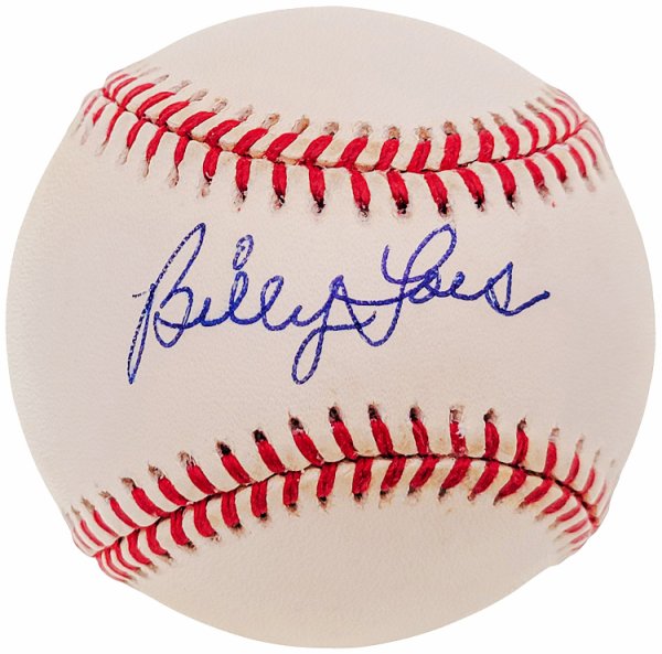 Billy Loes Autographed Signed Official Nl Baseball Brooklyn Dodgers Beckett Beckett 