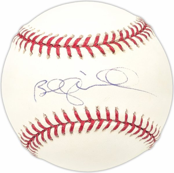 Billy Mcmillon Autographed Signed Official MLB Baseball Philadelphia Phillies, Miami Marlins JSA 