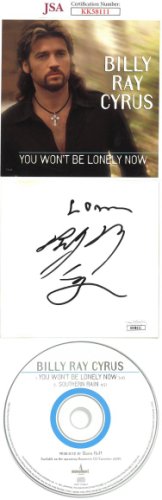 Billy Ray Cyrus Autographed Signed 2000 You Won't Be Lonely Now Single CD w/ Cover & Case w/ Love- JSA #KK58111