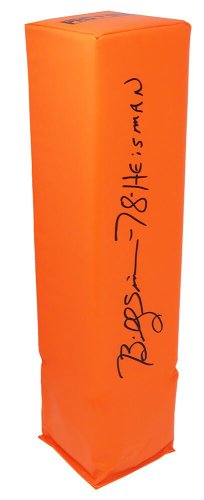 Billy Sims Autographed Signed Orange Endzone Football Pylon w/78 Heisman