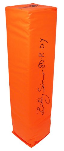 Billy Sims Autographed Signed Orange Endzone Football Pylon w/80 ROY 