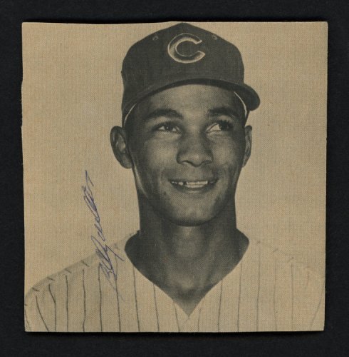 Billy Williams Autographed 4X4 Newspaper Page Photo Chicago Cubs #156631
