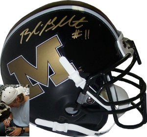 Blaine Gabbert Autographed Signed Missouri Tigers Authentic Schutt Mini Helmet #11(Gold sig-right side) 