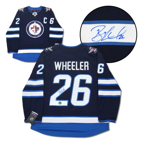 Blake Wheeler Autographed Signed Winnipeg Jets Fanatics Breakaway Jersey