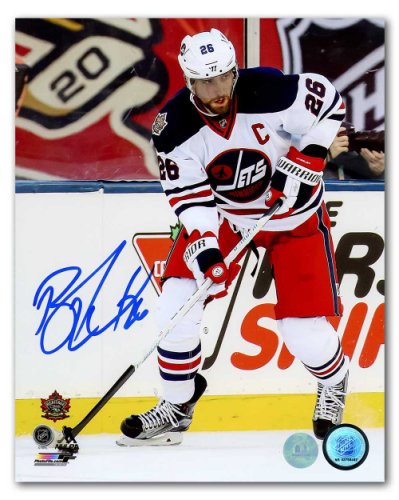 Blake Wheeler Autographed Signed Winnipeg Jets Puck Rush 8x10 Photo