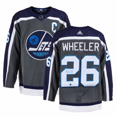 No26 Blake Wheeler Black Authentic 2019 All-Star Stitched Jersey