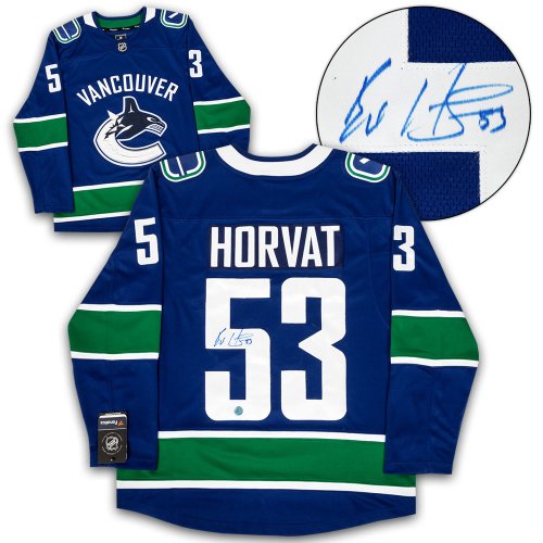 Bo Horvat Autographed Signed Vancouver Canucks Fanatics Breakaway Jersey