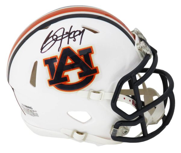 Bo Jackson Autographed Signed Auburn Riddell Speed Replica Mini Helmet 