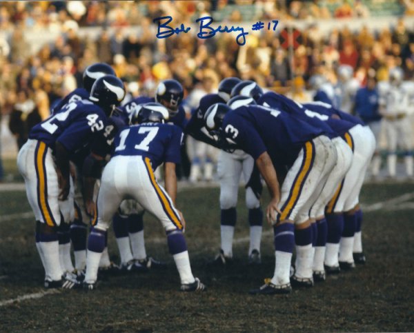 Bob Berry Autographed Signed 8X10 Minnesota Vikings Photo - Autographs