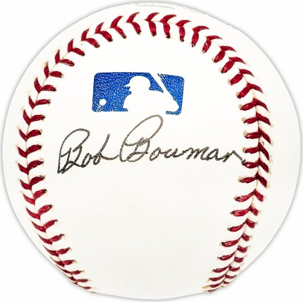 Bob Bowman Autographed Signed Official MLB Baseball Philadelphia Phillies Beckett Beckett Qr #Bm25221 