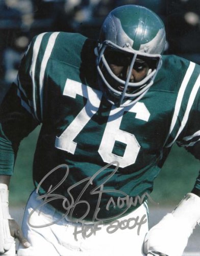 Bob Brown Autographed Signed 8X10 Philadelphia Eagles Photo - Autographs