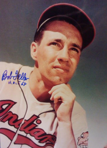 Bob Feller Autographed Signed 11 X14 Cleveland Indians Photo - Autographs
