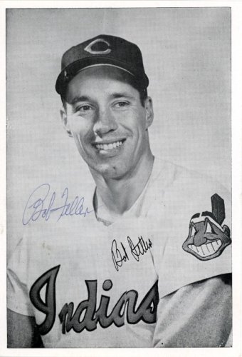 Bob Feller Autographed Story Card