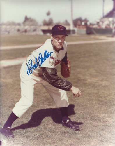 Bob Feller Autographed Signed 8X10 Cleveland Indians Photo - Autographs 
