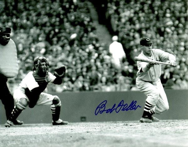 Bob Feller Autographed Signed 8X10 Cleveland Indians Photo - Autographs 