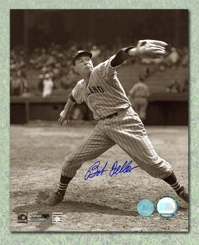 Bob Feller Autographed Signed Cleveland Indians 8x10 Photo