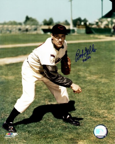  Bob Feller Signed OAL Baseball Autographed Cleveland