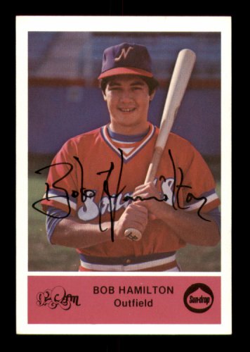 Bob Hamilton Autographed 1979 Sun-Drop Rookie Card Nashville Sounds #231289