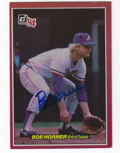 Bob Horner Autographed Signed 1984 Donruss Action All Star Card - Autographs