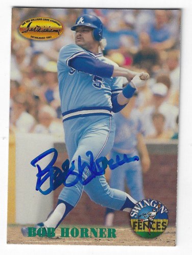 Bob Horner Autographed Signed 1993 Ted Williams Card Company Card - Autographs