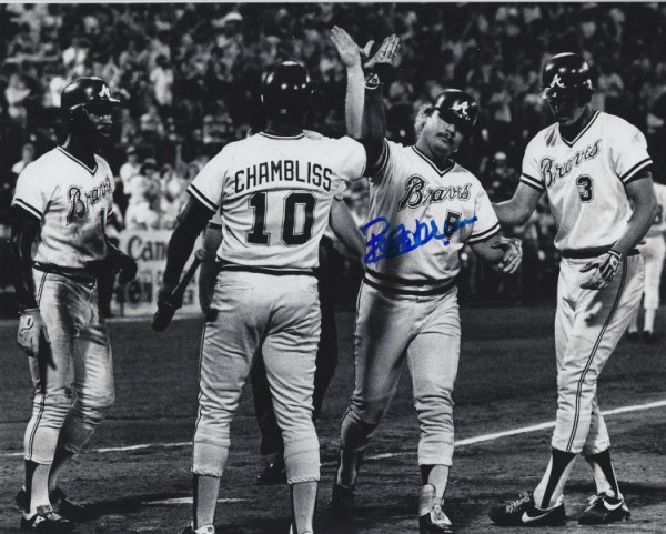 Bob Horner Autographed Signed 8X10 Atlanta Braves Photo - Autographs