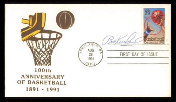 Bob Kurland Autographed Signed 1991 100Th Anniversary First Day Cover Oklahoma State #222266 