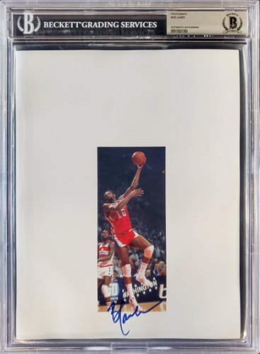 Bob Lanier Autographed Signed 8.5X11 Photo Sheet Detroit Pistons Beckett Beckett 