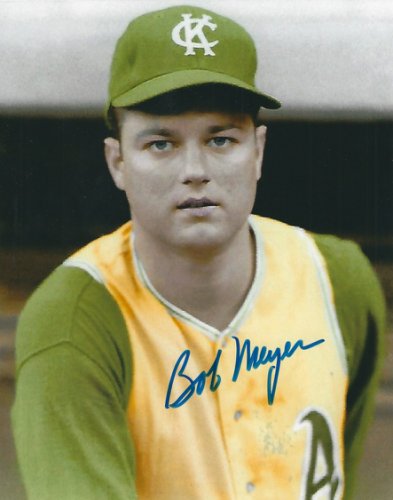 Bob Meyer Autographed Signed 8X10 Kansas City A's Photo - Autographs