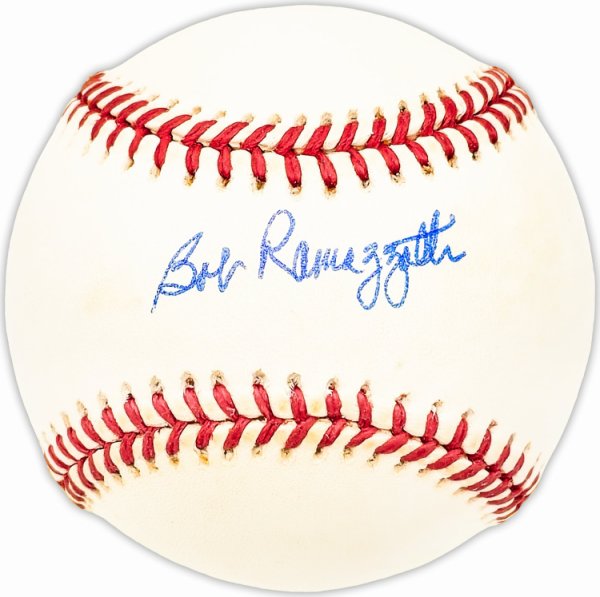 Bob Ramazzotti Autographed Signed Official Nl Baseball Brooklyn Dodgers Beckett Beckett Qr #Bm25396 