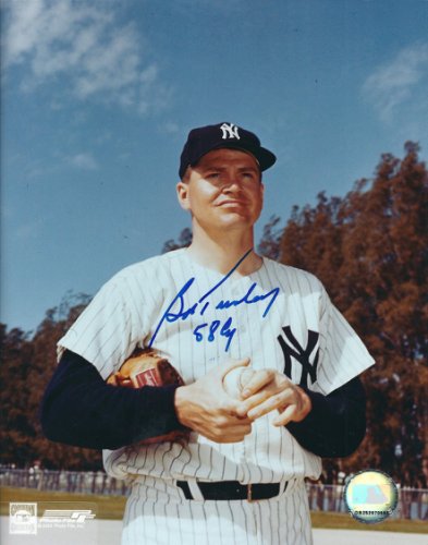 Bob Turley Autographed Signed 8X10 New York Yankees Photo - Autographs