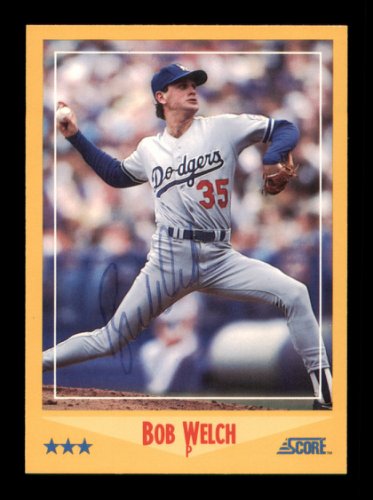Bob Welch Autographed Signed 1988 Score Card #510 Los Angeles Dodgers #188422 