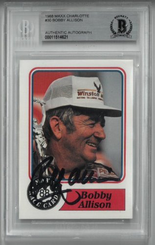 Bobby Allison Autographed Signed NASCAR 1988 Maxx Charlotte Card #30- Beckett BAS #00011514621