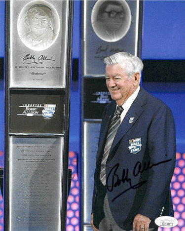 Bobby Allison Autographed Signed NASCAR Hall of Fame 8x10 Photo- JSA Hologram #DD32925 
