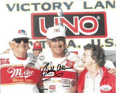 Bobby Allison Autographed Signed NASCAR Victory Lane 8x10 Photo- JSA Hologram #DD39380 