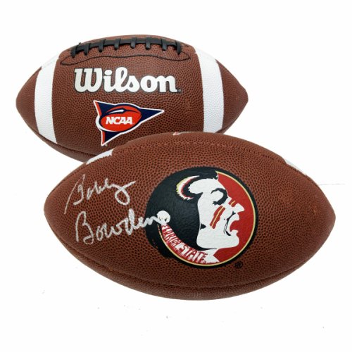 Bobby Bowden Autographed FSU Logo Silver Wilson Football - PSA/DNA Certified