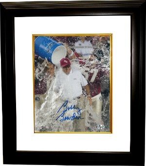 Bobby Bowden Autographed Signed Florida State Seminoles 8x10 Photo Powerade Dunk Custom Framing 