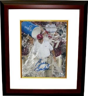 Bobby Bowden Autographed Signed Florida State Seminoles 8x10 Photo Powerade Dunk Custom Framing 